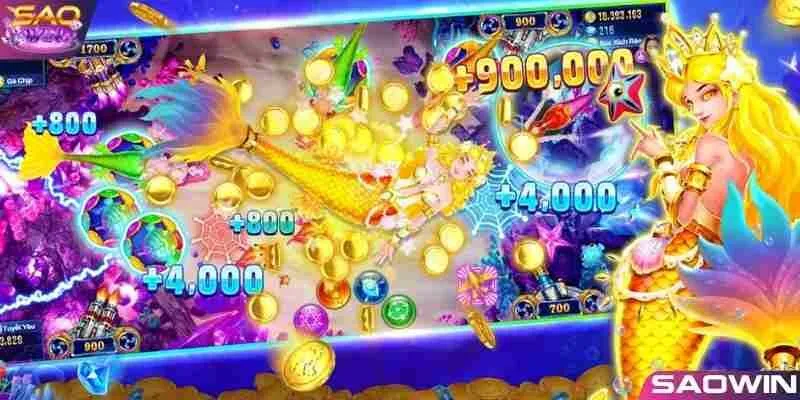 Bắn cá Long Vương SAOWIN có đa dạng cấp độ