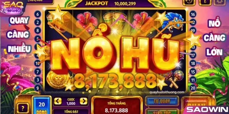 Mẹo chơi nổ hũ SAOWIN giúp thắng lớn