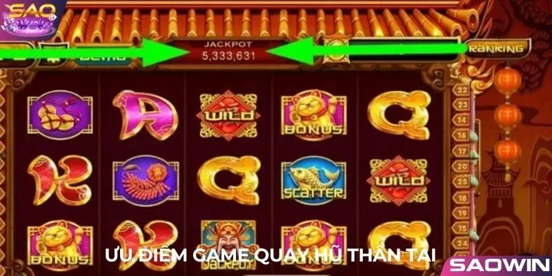 Các ưu điểm độc quyền trong siêu phẩm quay hũ Thần Tài